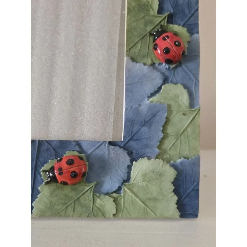Ladybug Leaf Decorative Photo Frame -